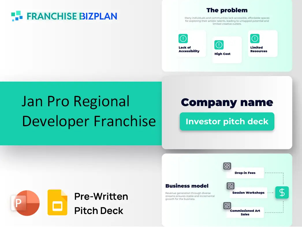 Jan Pro Regional Developer Franchise Investment Pitch Deck 2026
