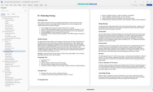 jani king franchise business plan 4