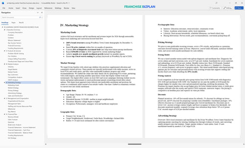 jei learning center franchise business plan 4