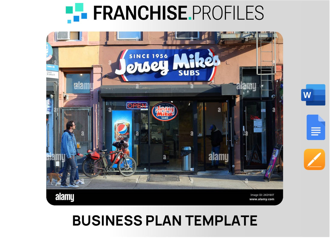 Jersey Mike's Franchise Business Plan Template