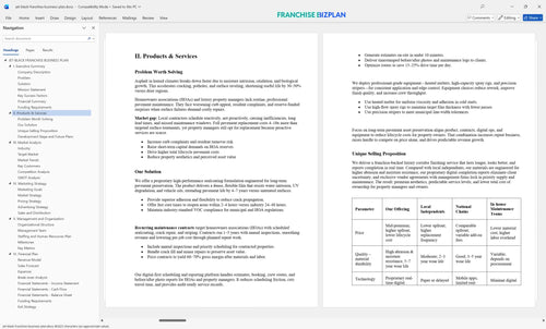 jet black franchise business plan 2