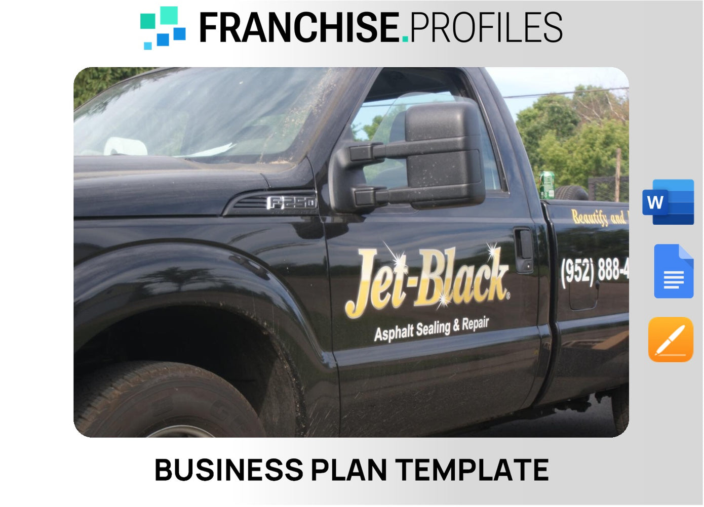 Jet-Black Franchise Business Plan Template