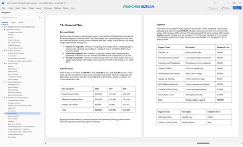 joe homebuyer franchise business plan 6