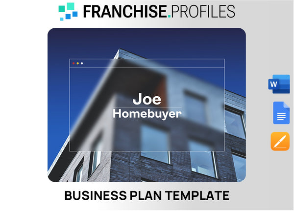 Joe Homebuyer Franchise Business Plan Template