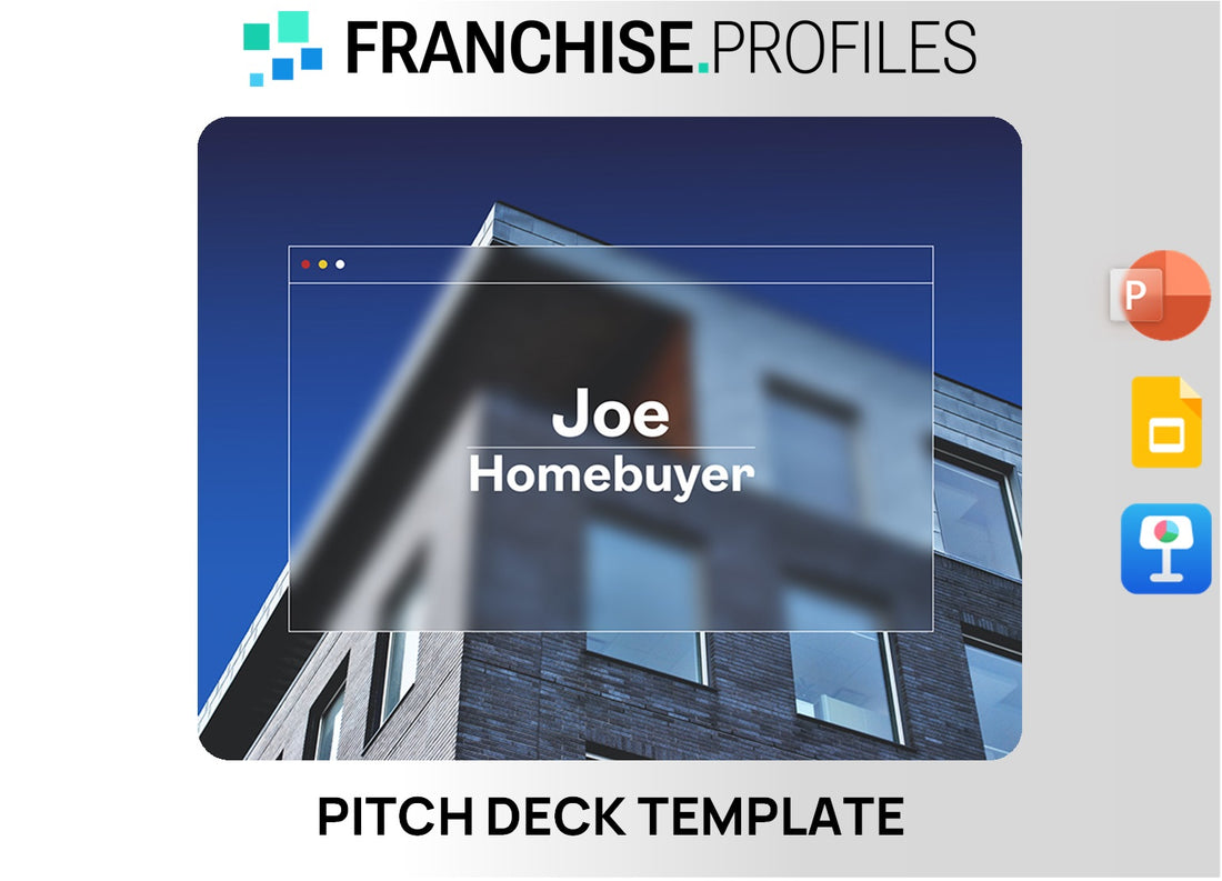 Joe Homebuyer Franchise Pitch Deck Template