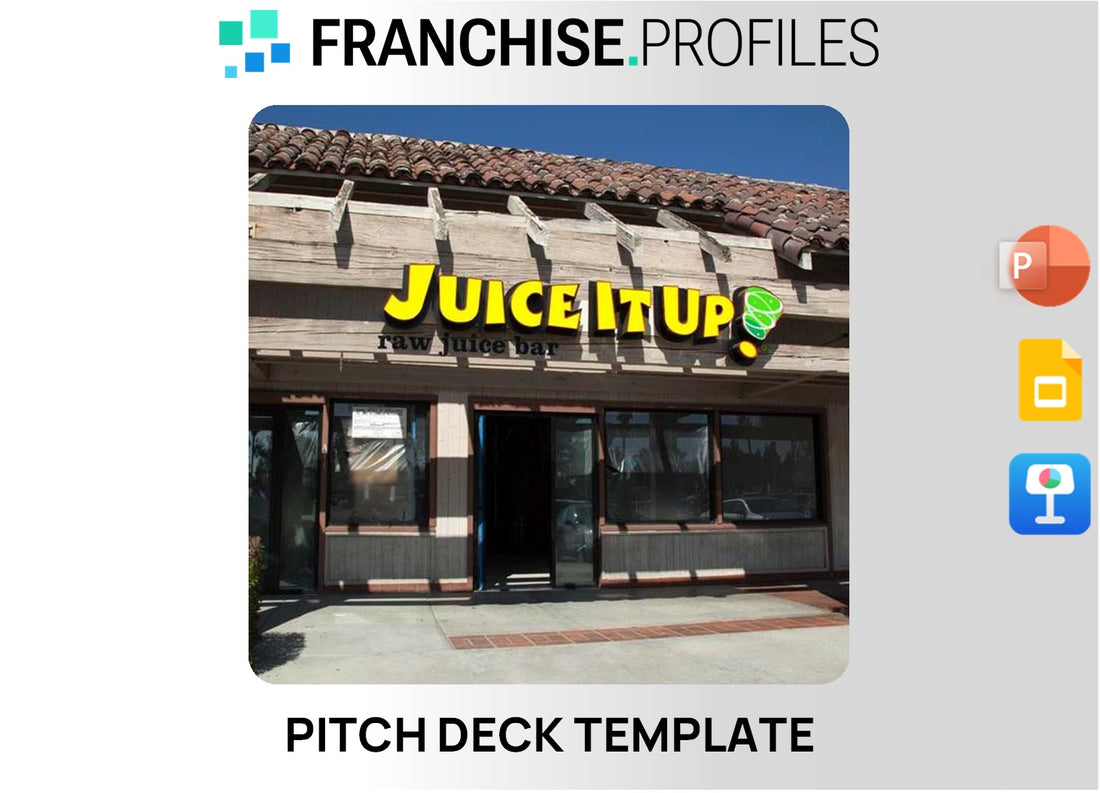 Juice It Up Franchise Pitch Deck Template