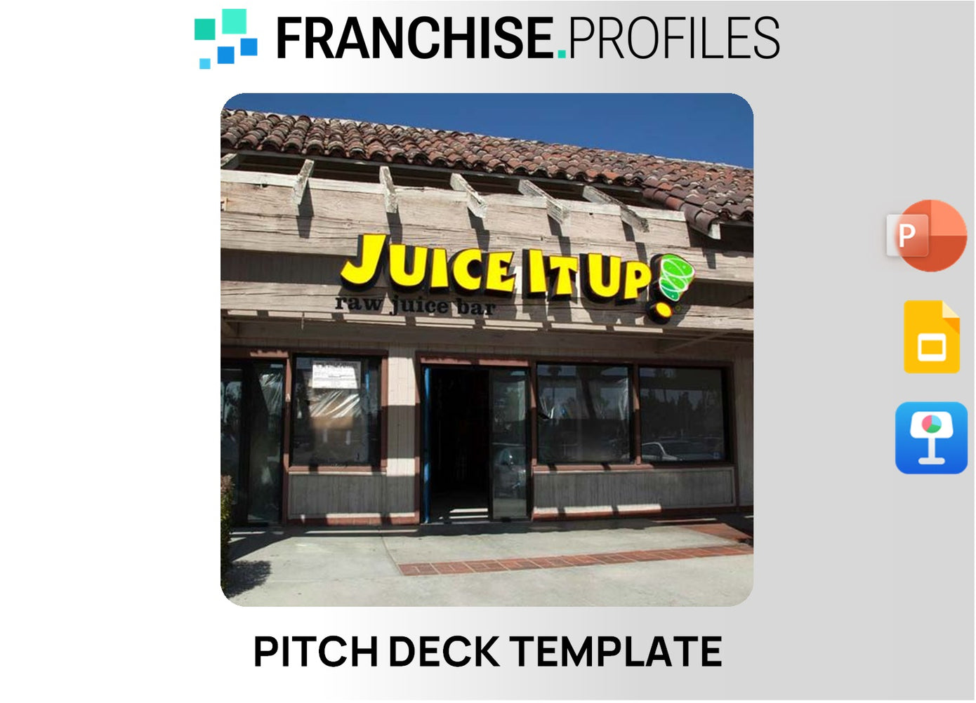 Juice It Up Franchise Pitch Deck Template