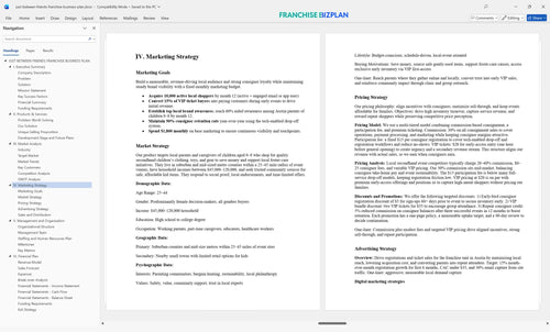 just between friends franchise business plan 4