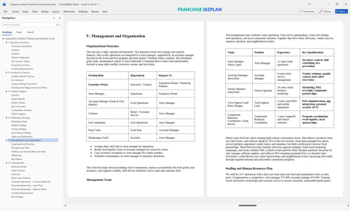 kangaroo express franchise business plan 5