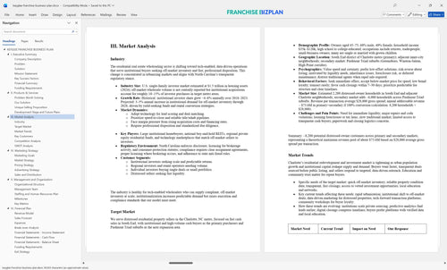 keyglee franchise business plan 3