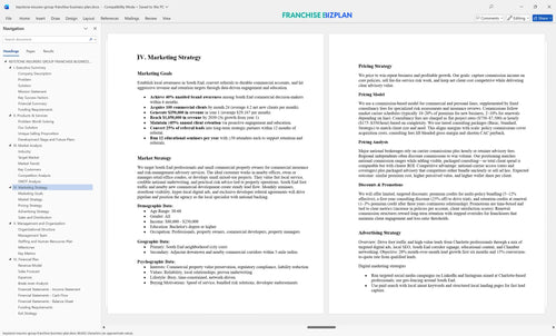 keystone insurers group franchise business plan 4