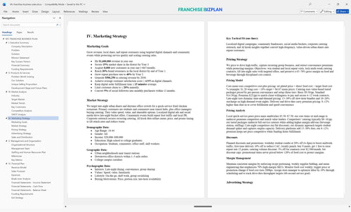 kfc franchise business plan 4
