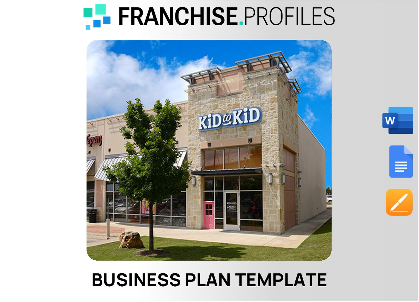 Kid to Kid Franchise Business Plan Template