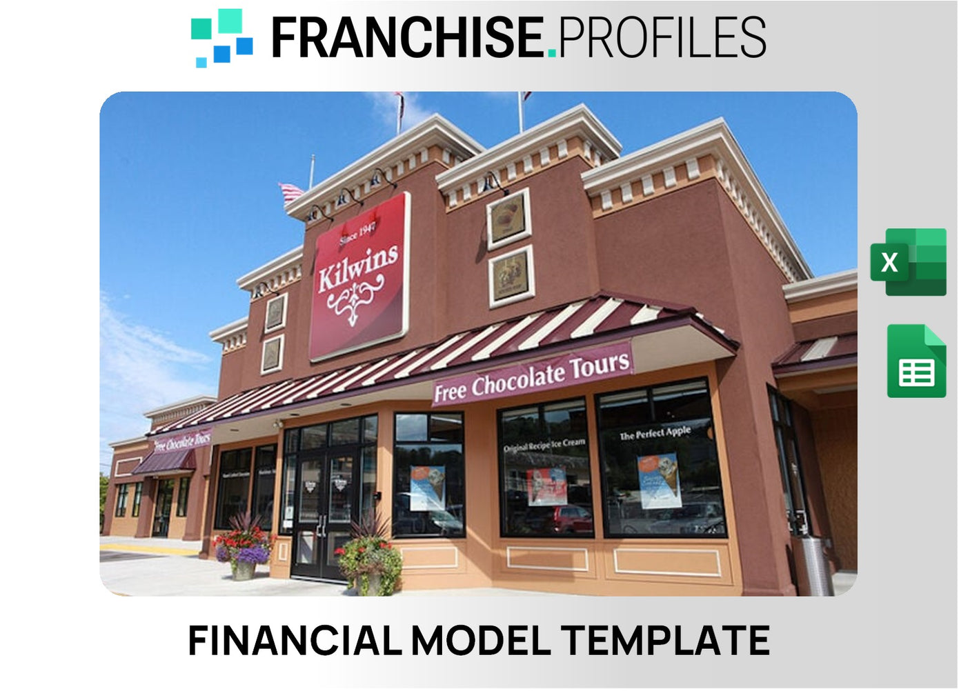 Kilwins Chocolates & Ice Cream Store Franchise Financial Model Template