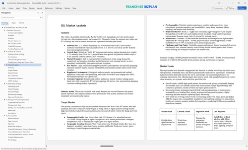 koa franchise business plan 3