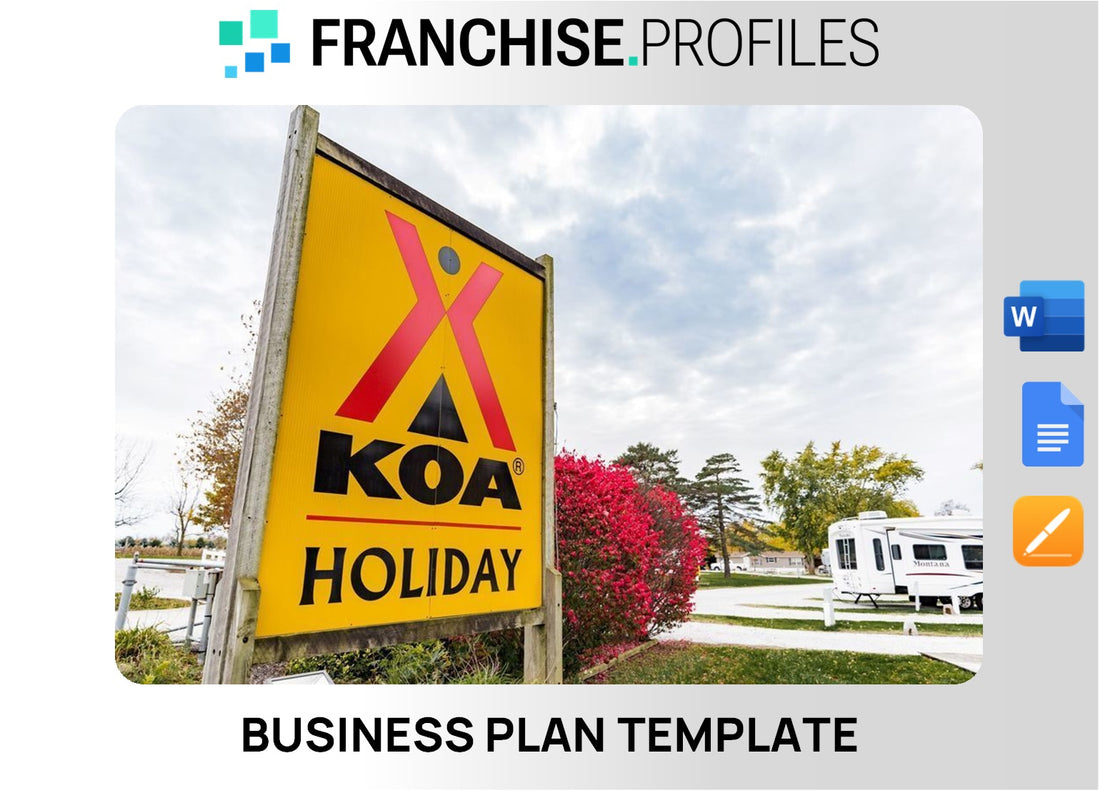 KOA Franchise Business Plan Template
