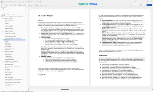 koala insulation franchise business plan 3