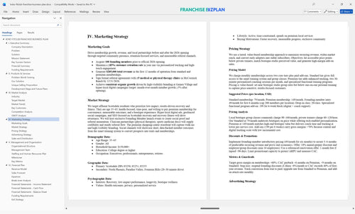 koko fitclub franchise business plan 4