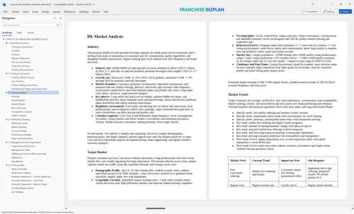 kung fu tea franchise business plan 3