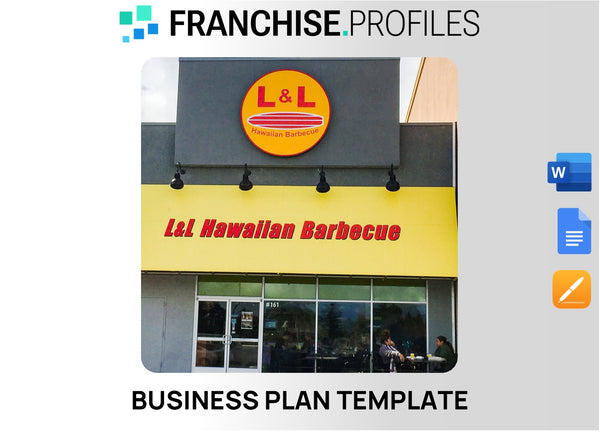 L & L Hawaiian Barbecue Franchise Business Plan Template