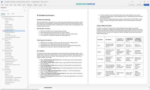 la madeleine french bakery cafe franchise business plan 2