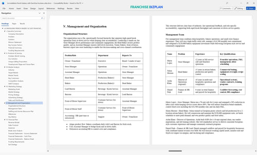 la madeleine french bakery cafe franchise business plan 5