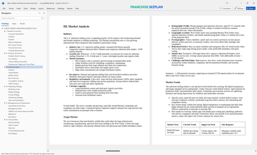 labor finders franchise business plan 3