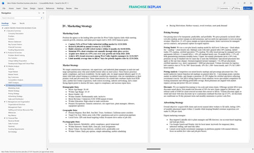 labor finders franchise business plan 4