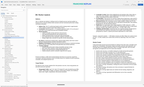 lapels franchise business plan 3