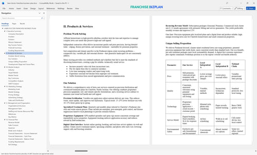 lawn doctor franchise business plan 2