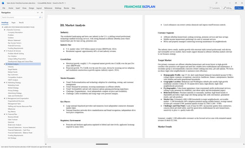 lawn doctor franchise business plan 3