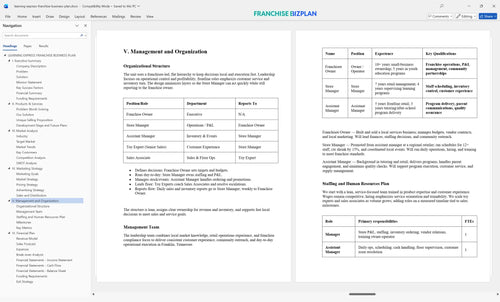 learning express franchise business plan 5