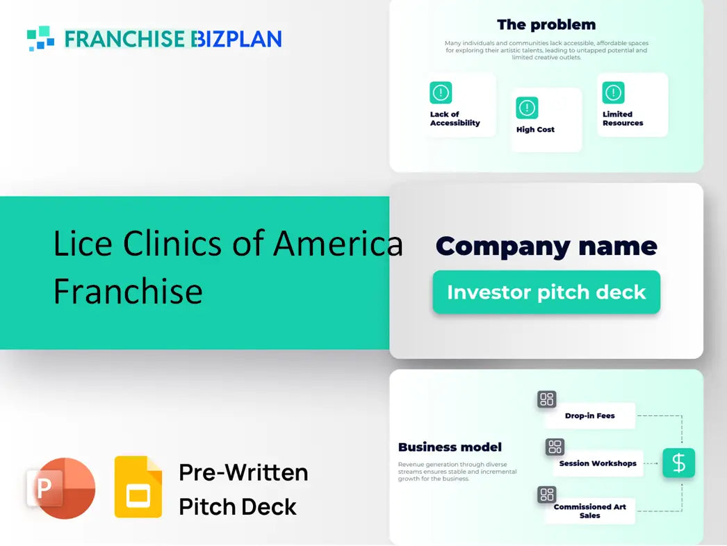 Lice Clinics of America Franchise Investment Pitch Deck 2026