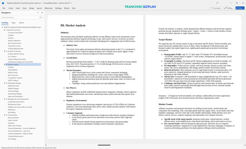 lifestyle publications franchise business plan 3
