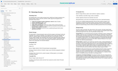 linc service franchise business plan 4
