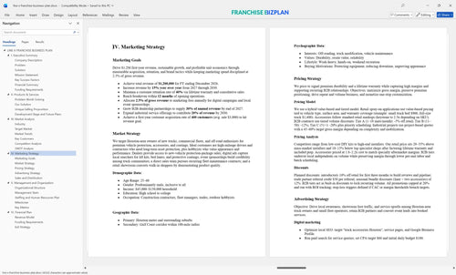line x franchise business plan 4
