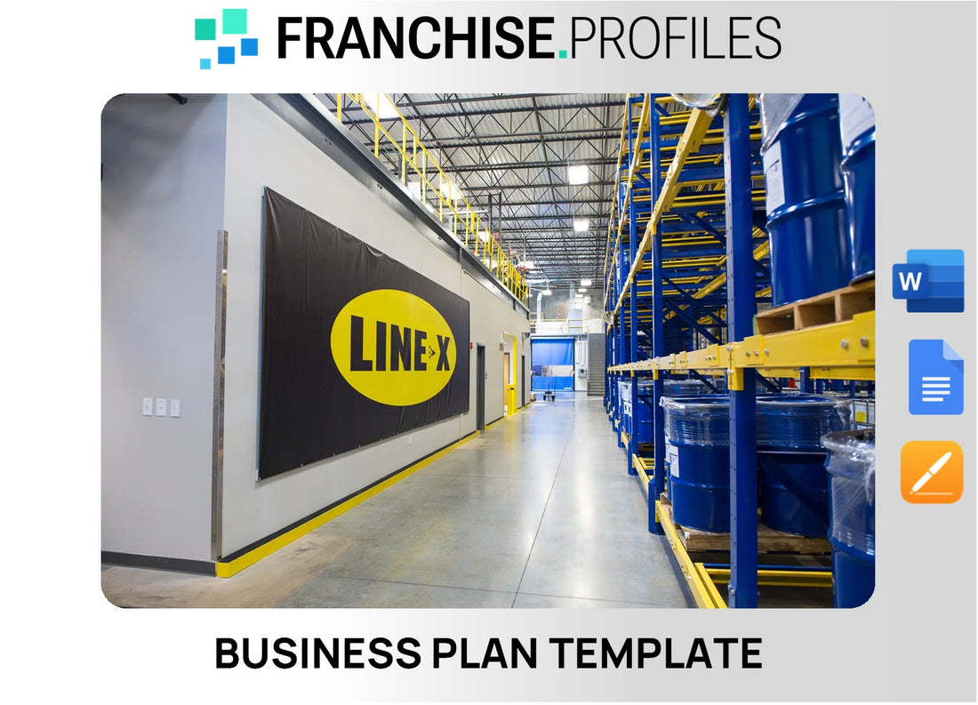 LINE-X Franchise Business Plan Template