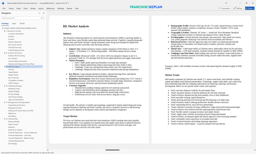 liquid capital franchise business plan 3