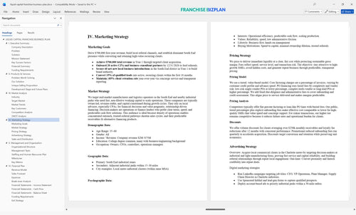 liquid capital franchise business plan 4