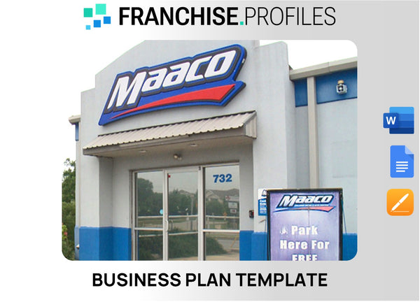 Maaco Franchise Business Plan Template