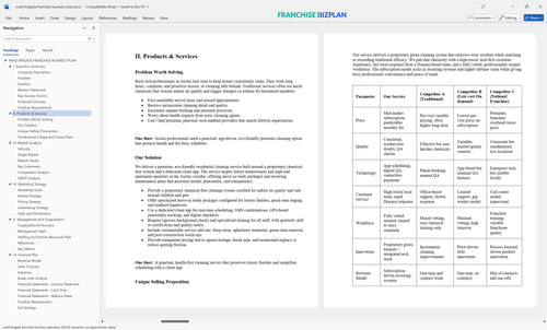 maid brigade franchise business plan 2