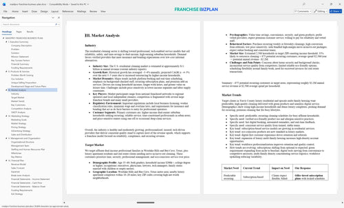 maidpro franchise business plan 3