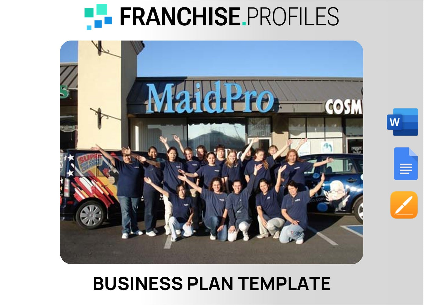 MaidPro Franchise Business Plan Template