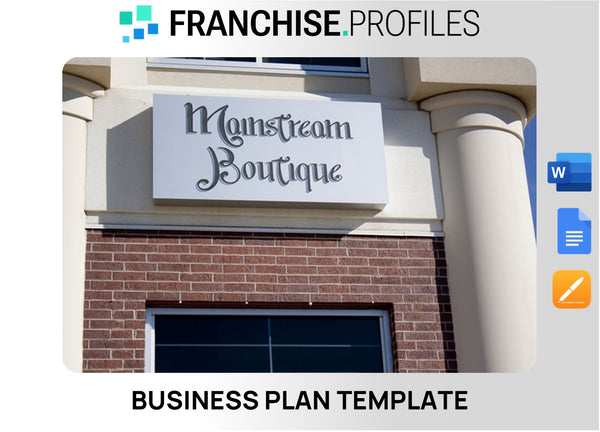 Mainstream Boutique Franchise Business Plan Template