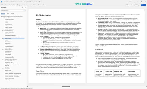 manhattan bagel franchise business plan 3