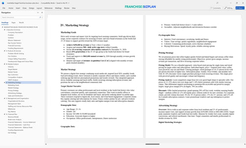 manhattan bagel franchise business plan 4