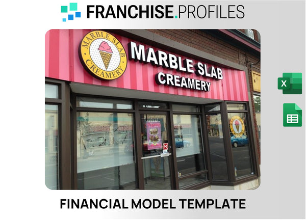 Marble Slab Creamery Franchise Financial Model Template