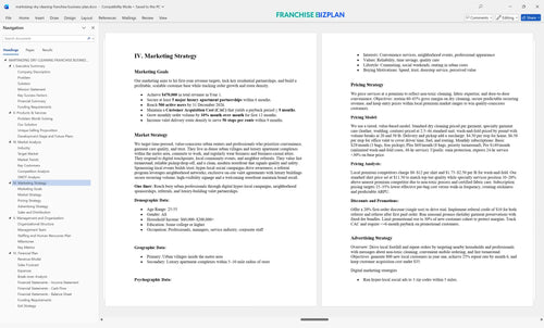 martinizing dry cleaning franchise business plan 4