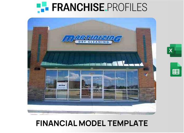 Martinizing Dry Cleaning Franchise Financial Model Template