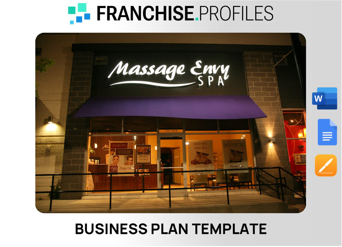 Massage Envy Franchise Business Plan Template